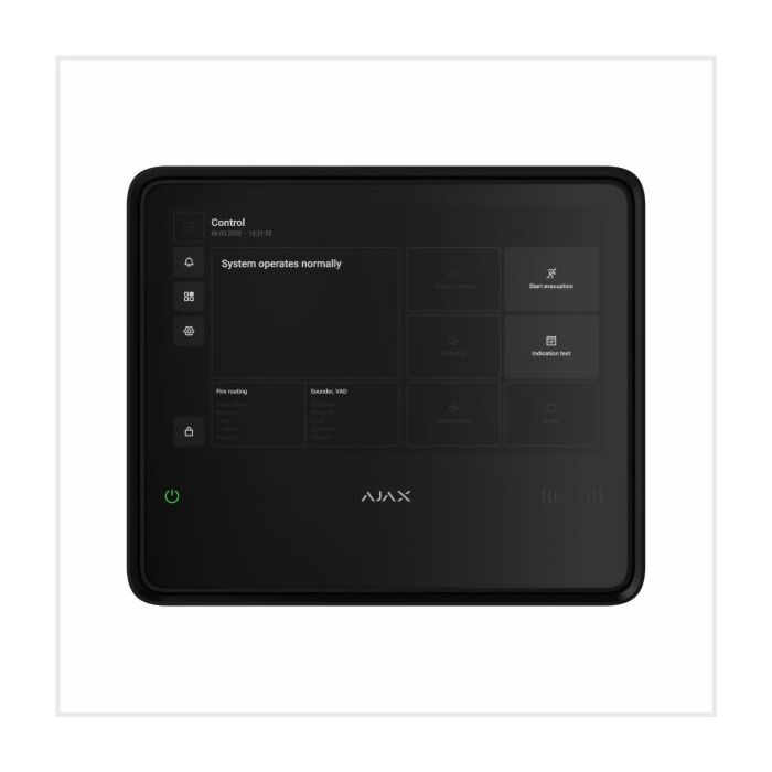 Ajax EN54 Fire Hub 8EU ASP, 125733.315.BL