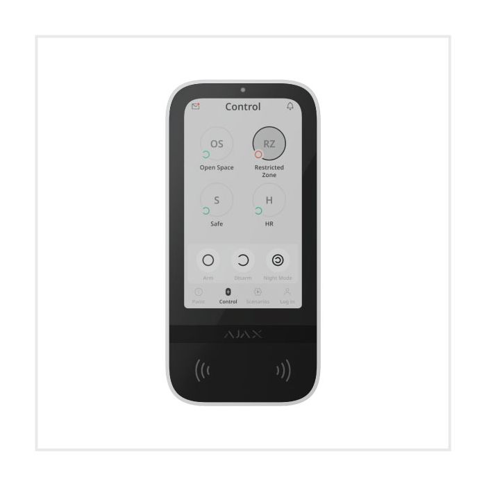 Ajax Superior KeyPad TouchScreen G3 Jeweller (8EU) ASP, 149672.148.WH1 Ajax Superior KeyPad TouchScreen G3 Jeweller (8EU) ASP, 149672.148.WH1