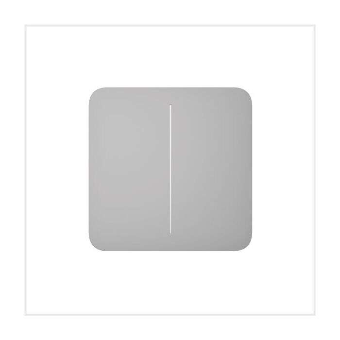 Ajax SoloButton 2-Gang 55 Fog, 46015.144.FG