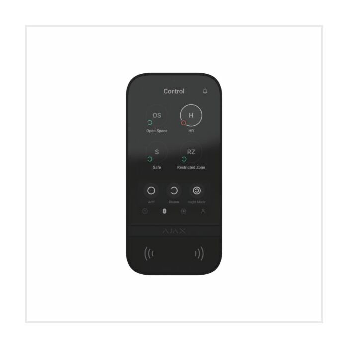 Ajax KeyPad TouchScreen (8EU) ASP, 58454.148.BL1