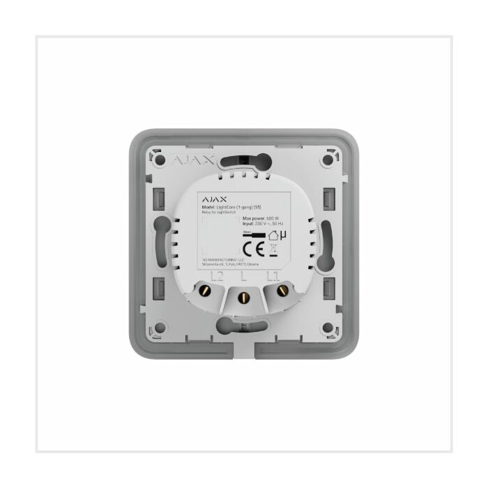 Ajax LightCore 1-Gang 55 8EU, 63114.142.NC