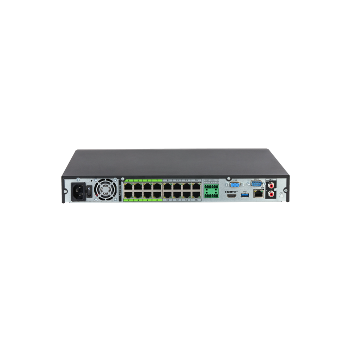 Dahua Network Video Recorder supporting up to 32MP IP cameras with Smart H.265+ compression and AI analytics., DHI-NVR5216-16P-EI2 Dahua Network Video Recorder supporting up to 32MP IP cameras with Smart H.265+ compression and AI analytics., DHI-NVR5216-16P-EI2