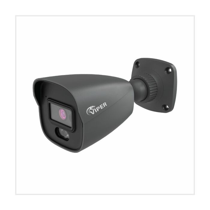 6MP Fixed Smart Dual-Illumination Bullet Camera with People Detection (Grey Housing), BULLETVIP-6IL-FG