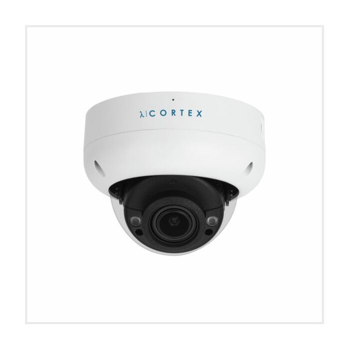 λ | Cortex 5MP IR Motorised Vandal Dome Network Camera V2, CTX-5MP-IPC-VAN3-MW-V2