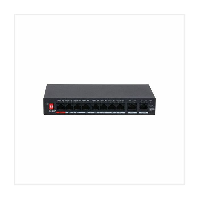 λ | Cortex 8-Port PoE Switch with 2 Uplink Ports, CTX-POESWITCH-POE8