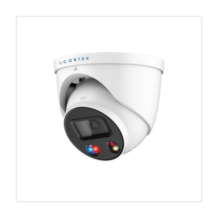 λ | Cortex 5MP Active Deterrence Turret Network Cameras, CTX5C-IP-AD-TUR-S3-CONFIG λ | Cortex 5MP Active Deterrence Turret Network Cameras, CTX5C-IP-AD-TUR-S3-CONFIG