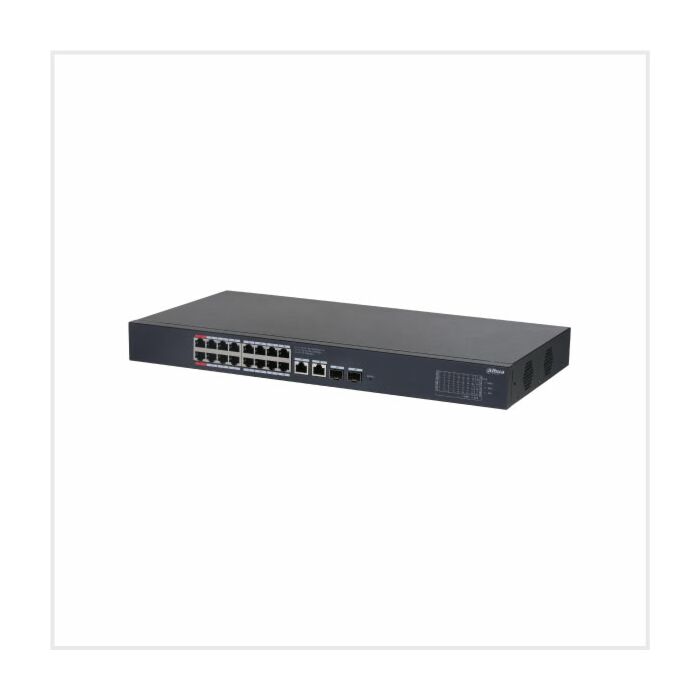 Dahua 20-Port Cloud Managed Desktop Gigabit Switch with 16-Port PoE, DH-CS4220-16GT-240