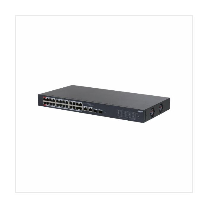 Dahua 26-Port Cloud Managed Desktop Switch with 24-Port PoE, DH-CS4226-24ET-240