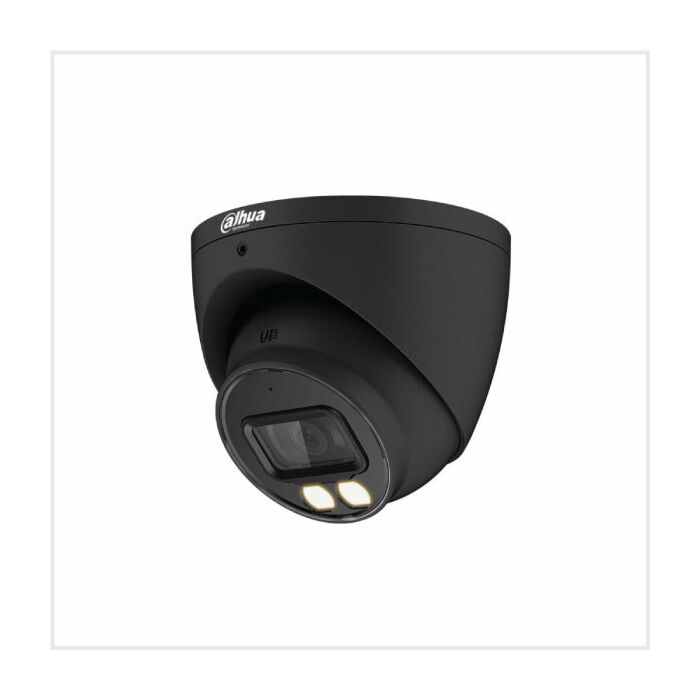 Dahua 5MP Full-colour HDCVI Turret Camera, DH-HAC-HDW1509TP-A-LED-0280B-S2-BLACK