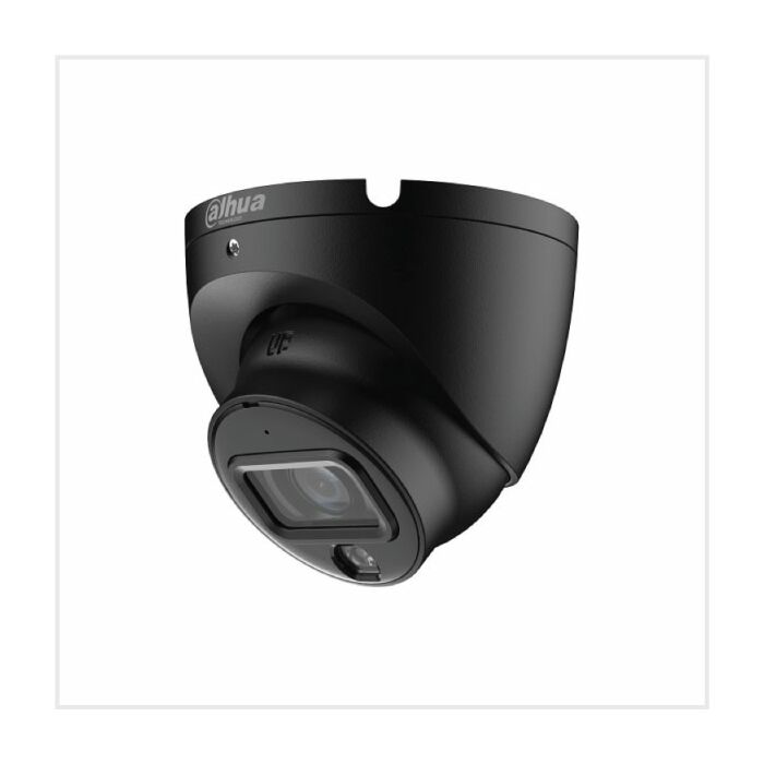 Dahua 8MP Entry Smart Dual Light Fixed-focal Eyeball Network Camera Black, DH-IPC-HDW1839TP-A-IL-0280B-S6-Black