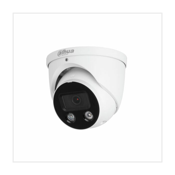 Dahua 8MP Active Deterrence Turret Camera, DH-IPC-HDW3849HP-AS-PV-0280B-S4 Dahua 8MP Active Deterrence Turret Camera, DH-IPC-HDW3849HP-AS-PV-0280B-S4