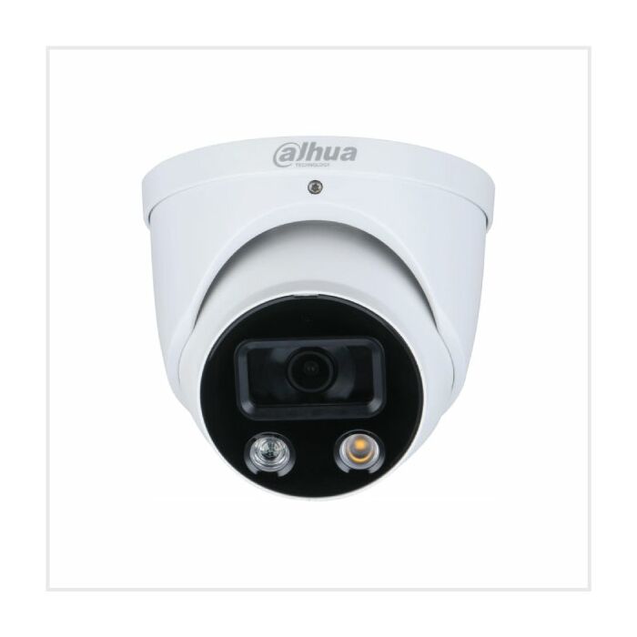 Dahua 8MP Active Deterrence Turret Camera, DH-IPC-HDW3849H-AS-PV-0280B-S3 Dahua 8MP Active Deterrence Turret Camera, DH-IPC-HDW3849H-AS-PV-0280B-S3