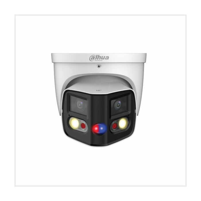 Dahua 2x4MP Duo Splicing Active Deterrent Network Camera, DH-IPC-PDW3849-A180-AS-PV Dahua 2x4MP Duo Splicing Active Deterrent Network Camera, DH-IPC-PDW3849-A180-AS-PV