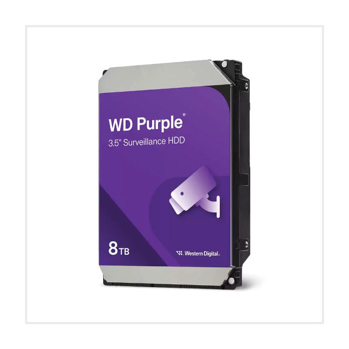 Western Digital Purple HDD - 8TB, HDD-WD85PURZ Western Digital Purple HDD - 8TB, HDD-WD85PURZ