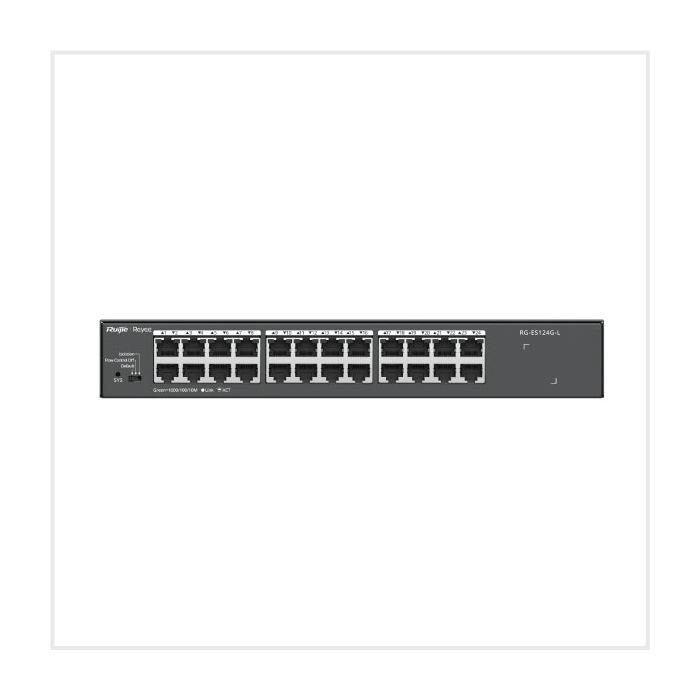 24-Port Gigabit Unmanaged Switch, RG-ES124G-L 24-Port Gigabit Unmanaged Switch, RG-ES124G-L