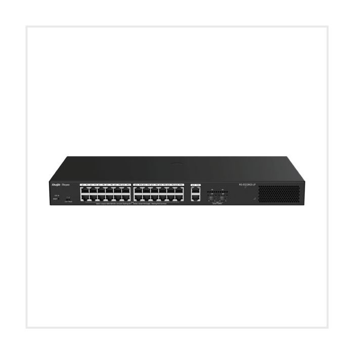 28-Port Gigabit Smart Cloud-Managed Switch, RG-ES228GS-LP 28-Port Gigabit Smart Cloud-Managed Switch, RG-ES228GS-LP
