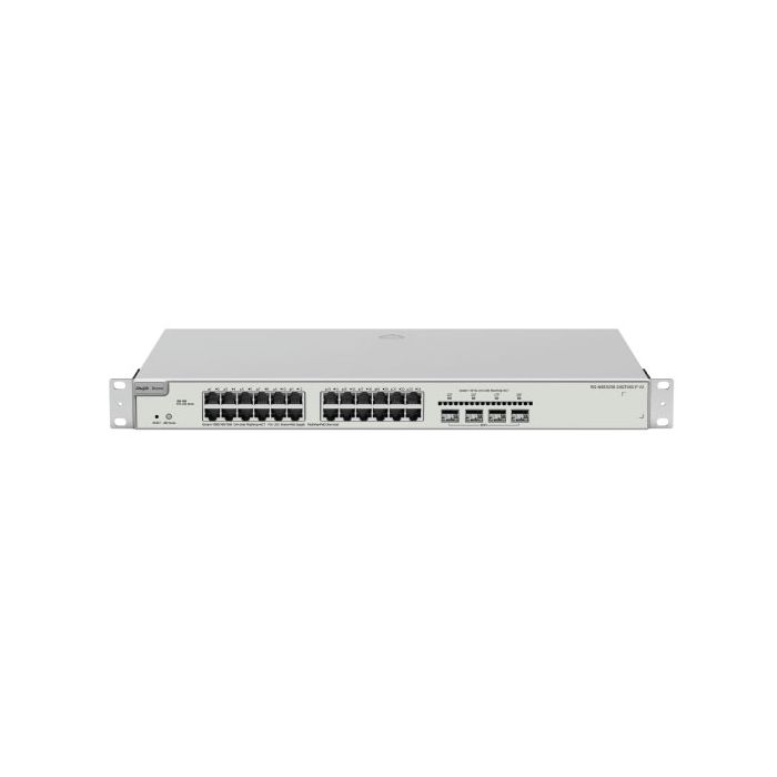 24-Port Gigabit L2 PoE Switch, 4×10G, 370W, RG-NBS3200-24GT4XS-P-V2 24-Port Gigabit L2 PoE Switch, 4×10G, 370W, RG-NBS3200-24GT4XS-P-V2