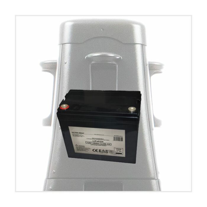 RapiDetect 12V 36Ah Lithium Battery, SLAUMXLI36-12