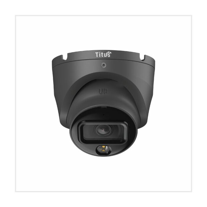 Titus 5MP Smart Dual Light HDCVI Fixed-focal Camera, TD-5COL-IL-TUR-FG