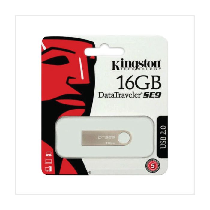 Kingston 16GB DataTraveler SE9 USB 2.0, USB-16GB Kingston 16GB DataTraveler SE9 USB 2.0, USB-16GB