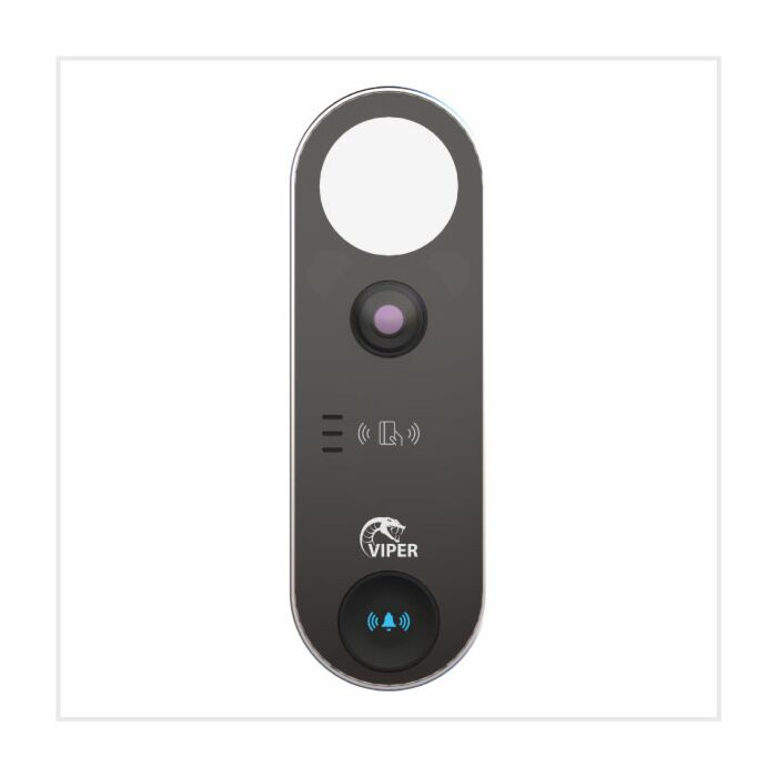 2MP AI Video Doorbell with Face Recognition, White Light & IR, VIP-DOORBELL-2MP