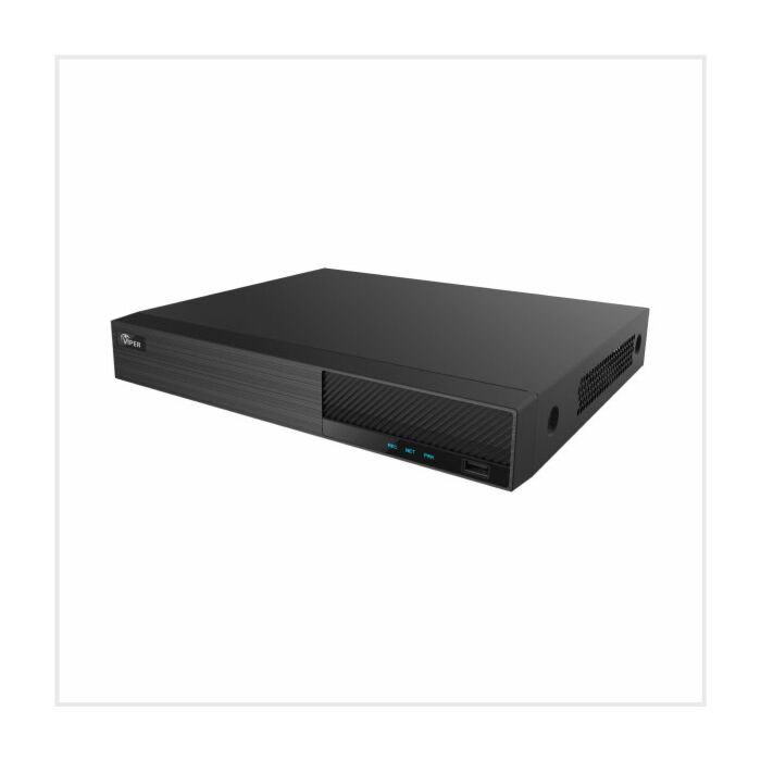 16MP 8CH AI Face Detection NVR with 1 SATA (Barebones, No HDD), VIPER-NVR-AI3-8BB