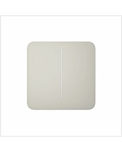 Ajax SoloButton 2-Gang 55 Oyster, 46020.144.OY