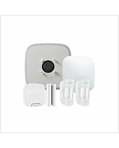 Superior Ajax Kit 1 Hub2 (2G) + MP DD House (8PD) White, Security Alarm System Kit, 75935.211.WH1
