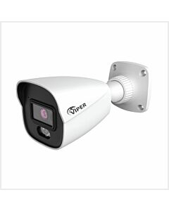 6MP Fixed Smart Dual-Illumination Bullet Camera with People Detection (White Housing), BULLETVIP-6IL-FW