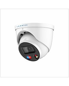 λ | Cortex 5MP Active Deterrence Turret Camera, CTX5C-IP-AD-TUR-S3FW