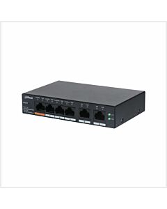 Dahua 6-Port Cloud Managed Desktop Switch with 4-Port PoE, DH-CS4006-4ET-60