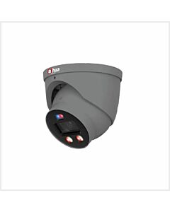 Dahua 6MP Smart Dual Light Active Deterrence Fixed-focal Eyeball WizSense TIOC Pro Network Camera (Grey), DH-IPC-HDW3649HP-AS-PV-0280B-PRO-G