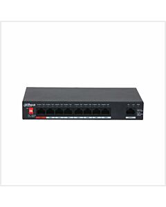 Dahua 9-Port Unmanaged Desktop Switch with 8-Port PoE, DH-PFS3009-8ET1GT-96