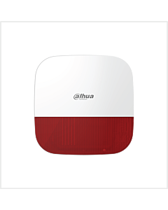 Dahua Wireless Outdoor Siren, DHI-ARA13-W2-RED