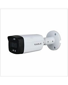 Eagle 8MP/4K Fixed Lens Full-colour Active Deterrence HDCVI IR Bullet Camera, EAGLE8C-AD-BUL-FW