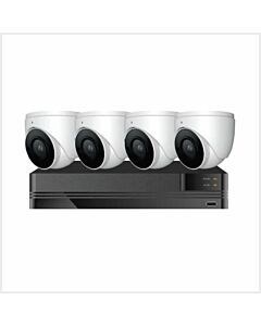 NVR Kit - 8 Channel 1TB Kestrel NVR with 4x 2MP IR Waterproof Dome Cameras, IP-KIT-KES-8-4