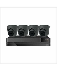 Kestrel NVR Kit - 4 Channel 1TB Kestrel NVR with 4 x 4K Fixed Eyeball Cameras, IP-KIT4K-KES-4-4