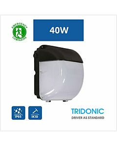 Luna Tri-Colour Wall Pack, LUNA-40TC/EM