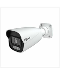 6MP Motorised Smart Dual-Illumination Bullet Camera with People & Vehicle Detection (White Housing), MBULLETVIPS4-6IL-VW