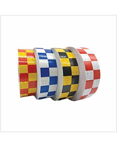 RapiDetect Reflective Chequered Sticker for Security Tower, RAPIDETEC-STICKERS