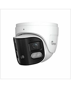 Viper 4K 180° Dual-Splicing Full-Colour Active Deterrent Turret Camera, TURVIP-4K180-FW-V2