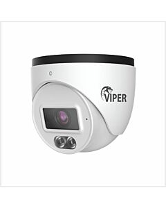 2MP Fixed Smart Dual-Illumination Turret Camera with People Detection (White Housing), TURVIPS4-2IL-FW