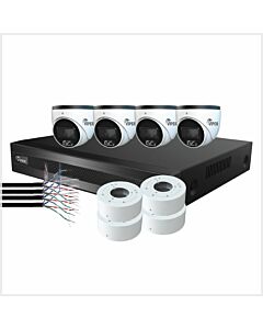 Viper 6MP 2TB 8 Channel NVR Security Kit with 4 Smart Dual-Illumination Cameras, VIPKITIP-8CH-4TUR6MPIL