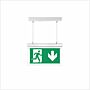 Blade Suspended Exit Sign