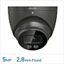 Cognitio 5MP Fixed Lens Starlight+ Full Colour Turret Camera (Grey)