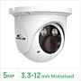 Falcon 5MP IP Network Dome Camera with Audio