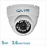 5MP 4-in-1 Fixed Lens Eyeball Dome CCTV Camera with 24pcs IR (White)
