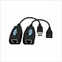 Titus USB Extender Over Single RJ45 Cat5e/6 Cable (45m)