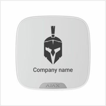 Ajax Brandplate for StreetSiren DoubleDeck white EU (Single), 39279.63.WH-SINGLE