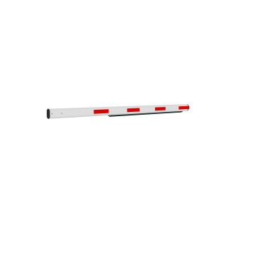 Telescopic boom gate arm extending from 2.7 to 4.5 meters, suitable for left or right side mounting., IPMECD-0262-M2745